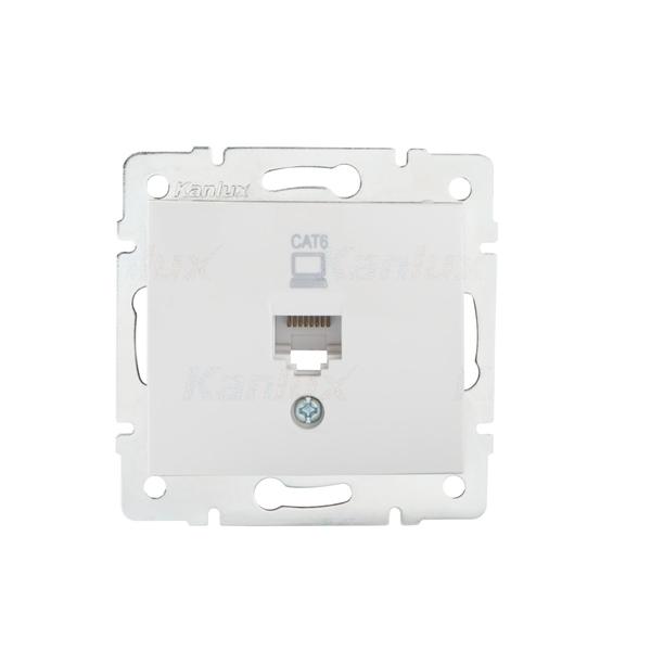 Kanlux 24754 Единично компютърно гнездо (RJ45Cat 6 Jack) DOMO