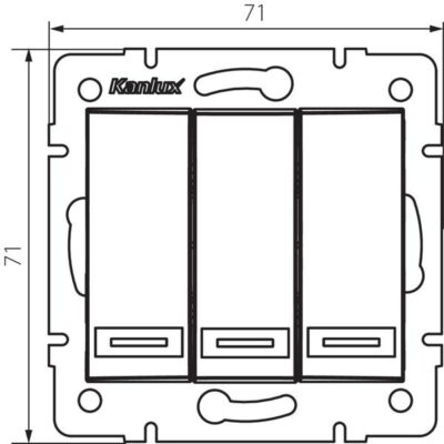 Kanlux 24781 Троен ключ DOMO