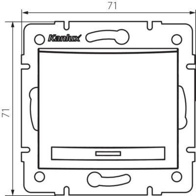 Kanlux 24783 Еднополюсен ключ за LED DOMO