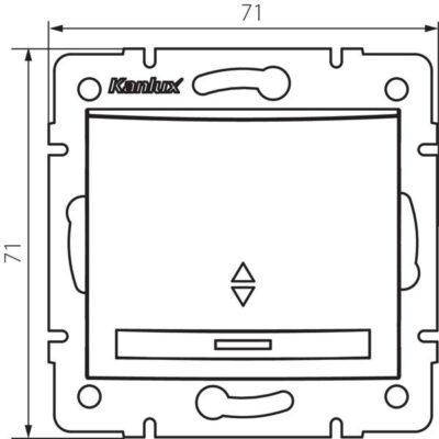 Kanlux 24786 Стълбищен ключ за LED DOMO