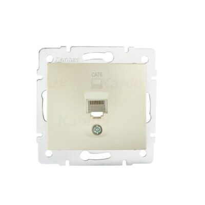 Kanlux 24990 Единично компютърно гнездо (RJ45Cat 6 Jack) DOMO