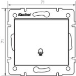 Kanlux 25071 Ключ бутон &quot