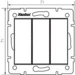 Kanlux 25076 Троен ключ LOGI