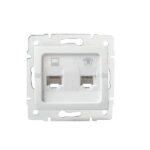 Kanlux 25112 Компютърно-телефонно гнездо (RJ45 Cat 5e+RJ11) LOGI