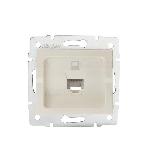 Kanlux 25167 Единично компютърно гнездо (RJ45Cat 5e Jack) LOGI