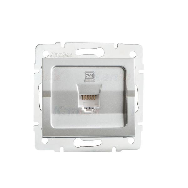 Kanlux 25227 Единично компютърно гнездо (RJ45Cat 6 Jack) LOGI