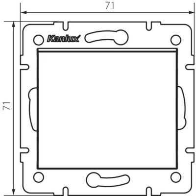 Kanlux 25243 Еднополюсен ключ LOGI