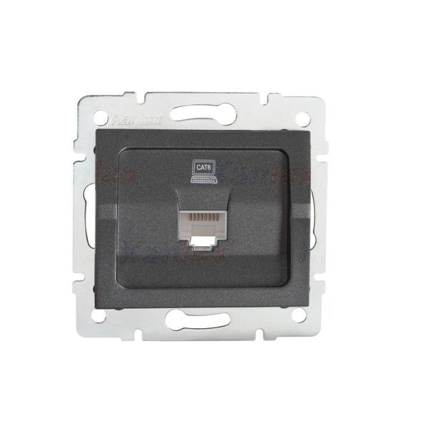 Kanlux 25286 Единично компютърно гнездо (RJ45Cat 6 Jack) LOGI