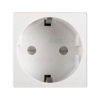 Kanlux 25322 Единичен захранващ контакт Schuko BIURO