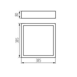 Kanlux 25678 Плафониера MERSA E27 220V IP20