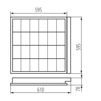 Kanlux 25710 OPR.RASTR.PODT REGIS 3 G13 220V IP20