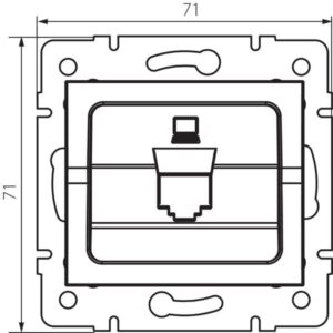 Kanlux 25926 Адаптер за цокъл RJ45 LOGI