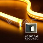 V-TAC VT-2617 Neon Flex 24V IP68 Жълт