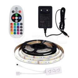 V-TAC VT-2628 LED Лента 28W 5050/54 RGB + 3 в 1 IP65 Сет Смарт