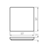 Kanlux 26449 ЛЕД Плафон VARSO LED 220V 36W 4000K IP54