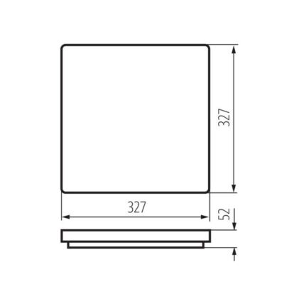 Kanlux 26449 ЛЕД Плафон VARSO LED 220V 36W 4000K IP54