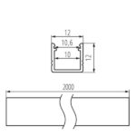 Kanlux 26553 Алуминиев профил PROFILO F