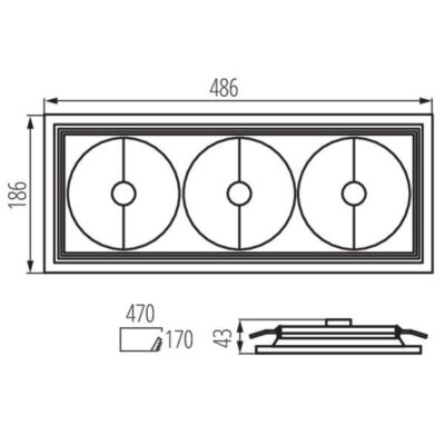 Kanlux 26616 Осветително тяло луна ARTO G53 12V IP20