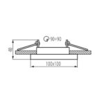 Kanlux 26720 PIERŚCIEŃ-KOMP. ARET Gx5.3/GU10 12V IP20