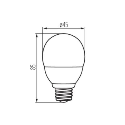 Kanlux 26765 Източник на светлина BILO HI 4000K 8W E27 220V