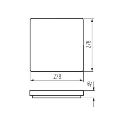 Kanlux 26980 ЛЕД Плафон VARSO LED 220V 18W 4000K IP54