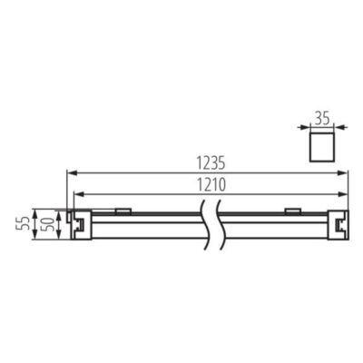 Kanlux 27115 Линейно ЛЕД осветително тяло TP SLIM LED 220V 40W 4000K