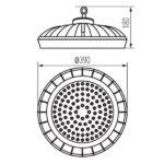 Kanlux 27157 ЛЕД осветително тяло high bay HB PRO LED HI 220V 200W 4000K