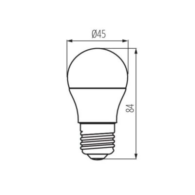 Kanlux 27310 Източник на светлина IQ G45 4000K 7.5W E27 220V