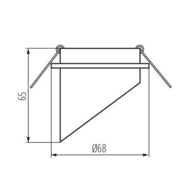 Kanlux 27324 PIERŚCIEŃ-KOMP. SPAG Gx5.3/GU10 12V IP20