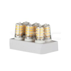 V-TAC VT-2747 LED Крушка 3W G9 Пластик 6400K 6 бр./Сет