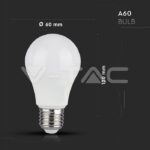 V-TAC VT-2751 LED Крушка 10W E27 A60 SMART WIFI RGB + Топла и Студена Светлина