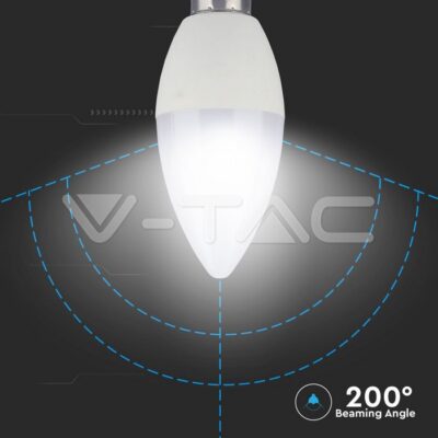 V-TAC VT-2770 LED Крушка 3.5W Е14 А80 Кендъл Димираща С Дистанционно RGB 4000K