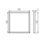 Kanlux 28002 PANEL LED 36W 4000K IP20