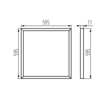 Kanlux 28002 PANEL LED 36W 4000K IP20