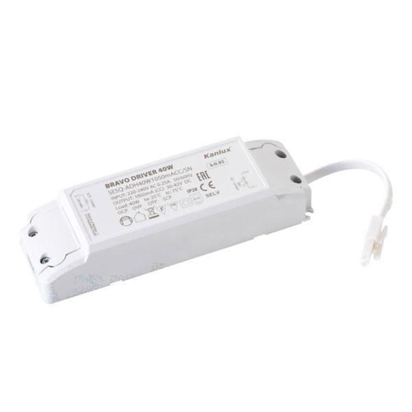 Kanlux 28026 Захранващ Тансформатор за ЛЕД Панели 220V-42V 40W BRAVO DRIVER IP20