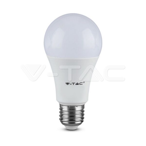 V-TAC VT-2810 LED Крушка 9.5W E27 A60 Пластик 4000K 160 lm/W