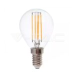 V-TAC VT-2847 LED Крушка 6W Filament E14 P45 6400К