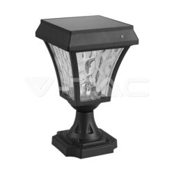 V-TAC VT-2890 2W LED Соларна Наземна Лампа Черен Мат 3 в 1