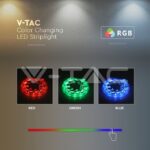 V-TAC VT-2896 LED Лента SMD5050 60/1 24V IP65 3in1+ RGB