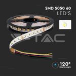 V-TAC VT-2896 LED Лента SMD5050 60/1 24V IP65 3in1+ RGB