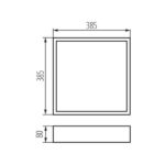 Kanlux 29051 Плафониера MERSA E27 220V IP20