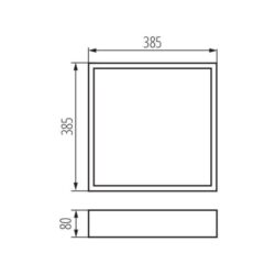 Kanlux 29051 Плафониера MERSA E27 220V IP20