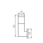 Kanlux 29170 Архитектурно осветително тяло със сменяем източник на светлина INVO OP E27 220V IP54