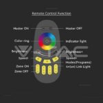 V-TAC VT-2924 Тъч Дистанционно RGB Бяло Черно