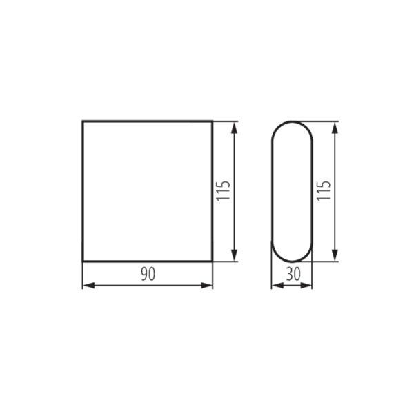 Kanlux 29270 Фасадно осветително тяло GARTO LED 220V 8W 4000K IP54