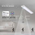 V-TAC VT-2958 1.5W LED Лампа за Гардероб/Шкаф Сребърно Тяло 4000К IP20