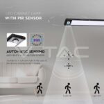 V-TAC VT-2964 2W LED Лампа за Гардероб/Шкаф Черно Тяло 3000К IP20