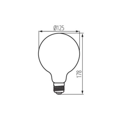 Kanlux 29645 ЛЕД Лампа XLED G125 SW E27 220V 5W 1800K