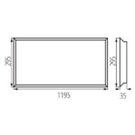 Kanlux 29823 LED панел за скрит монтаж BLINGO BL 220V 38W 4000K IP20