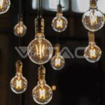 V-TAC VT-2993 LED Крушка 4W Filament E27 G125 4000К